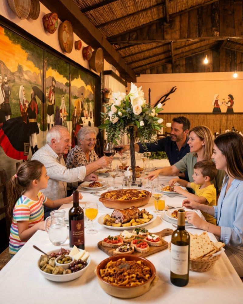 Pranzi in famiglia al ristorante Su Stentu a Sestu